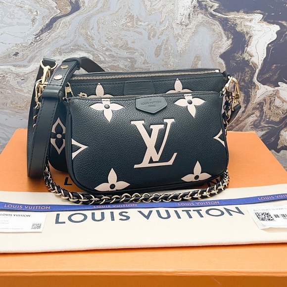 Louis Vuitton Empreinte Monogram Giant Multi Pochette Crossbody Bag - Picture 2 of 15